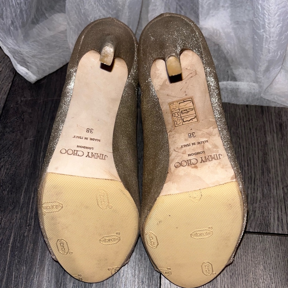 Jimmy Choo Brenna Metallic Heel - Picture 8 of 10